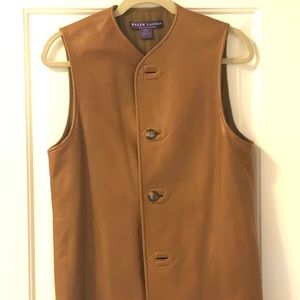 Women’s leather vest